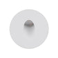 Mini Recessed Round Step Light White Aluminium 