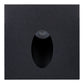 Recessed Square Step Light Black Aluminium 