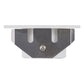 Recessed Square Step Light White Aluminium 