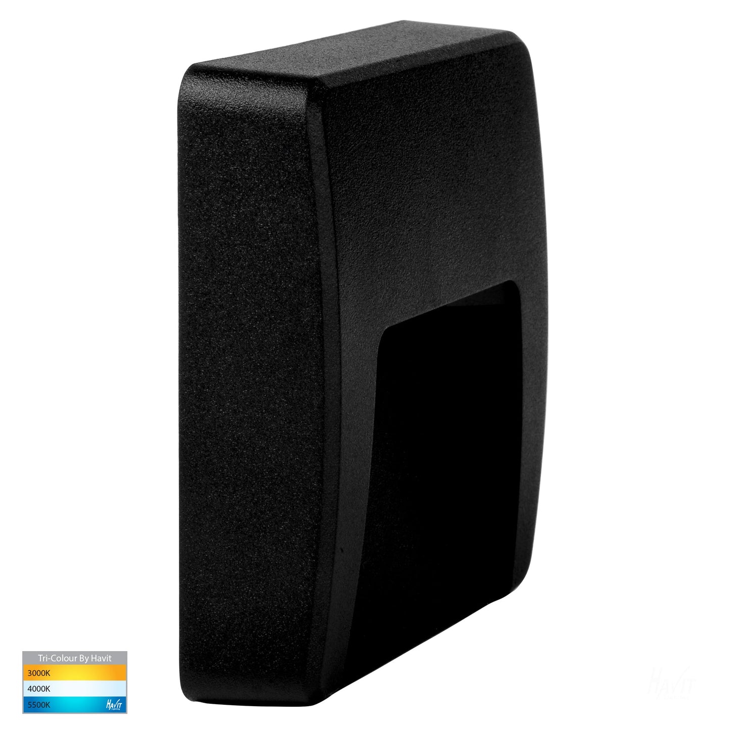 Square Black Surface Mounted Pc Step Light