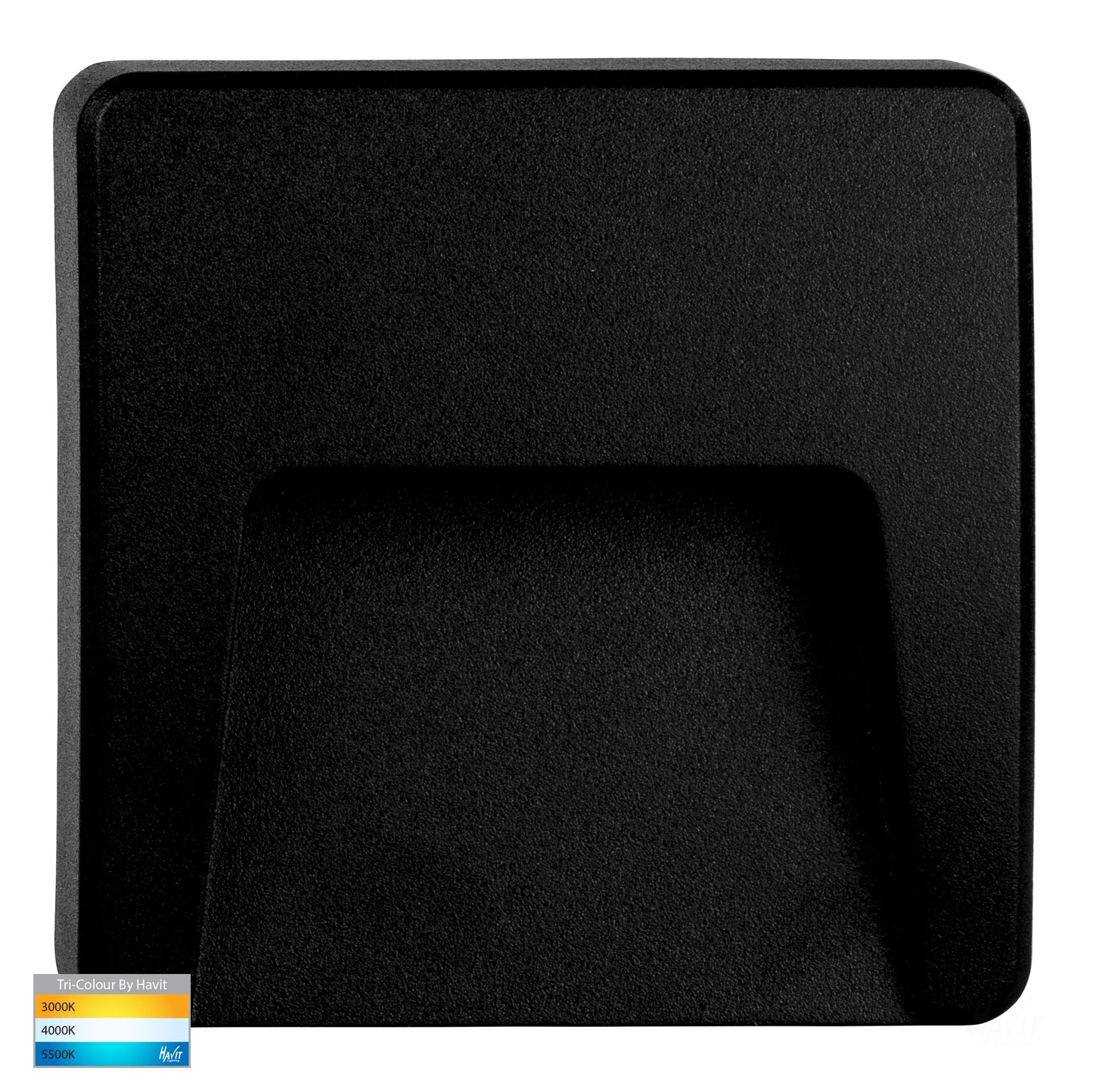 Square Black Surface Mounted Pc Step Light
