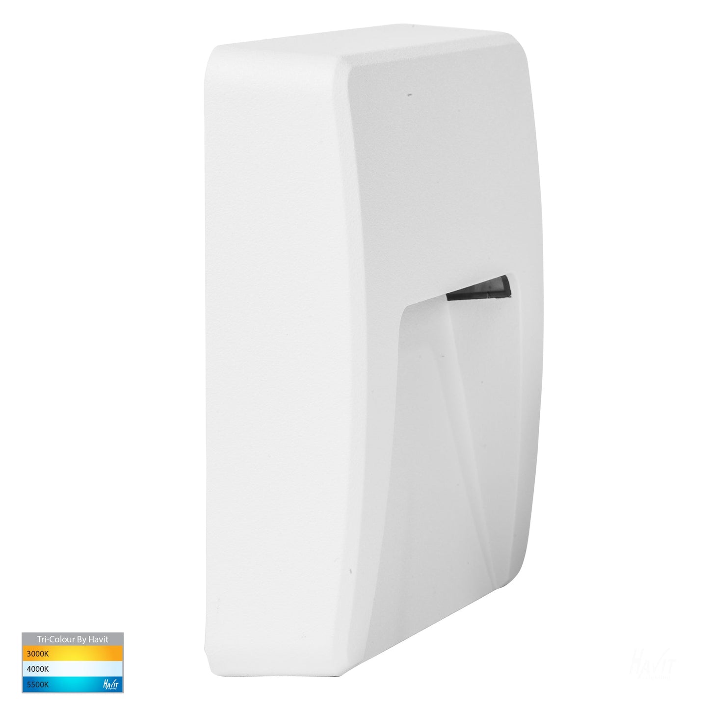 Square White Surface Mounted Pc Step Light