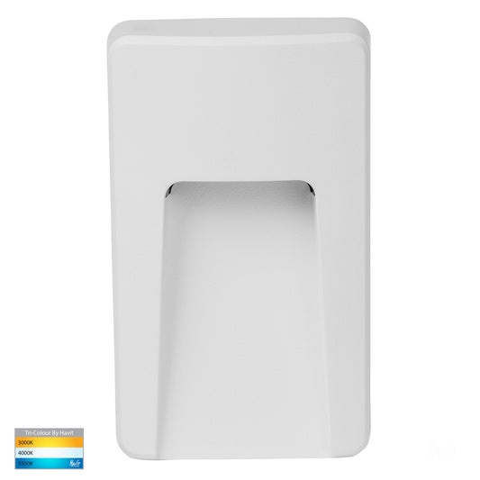 Rectangular White Surface Mounted Pc Step Light HV3223t-Wht