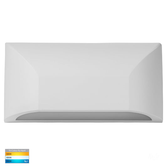 Rectangular White Surface Mounted Pc Step Light HV3225t-Wht