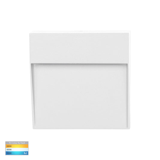 Square Surface Mounted Step Light White HV3268t-Wht-12v-Sq