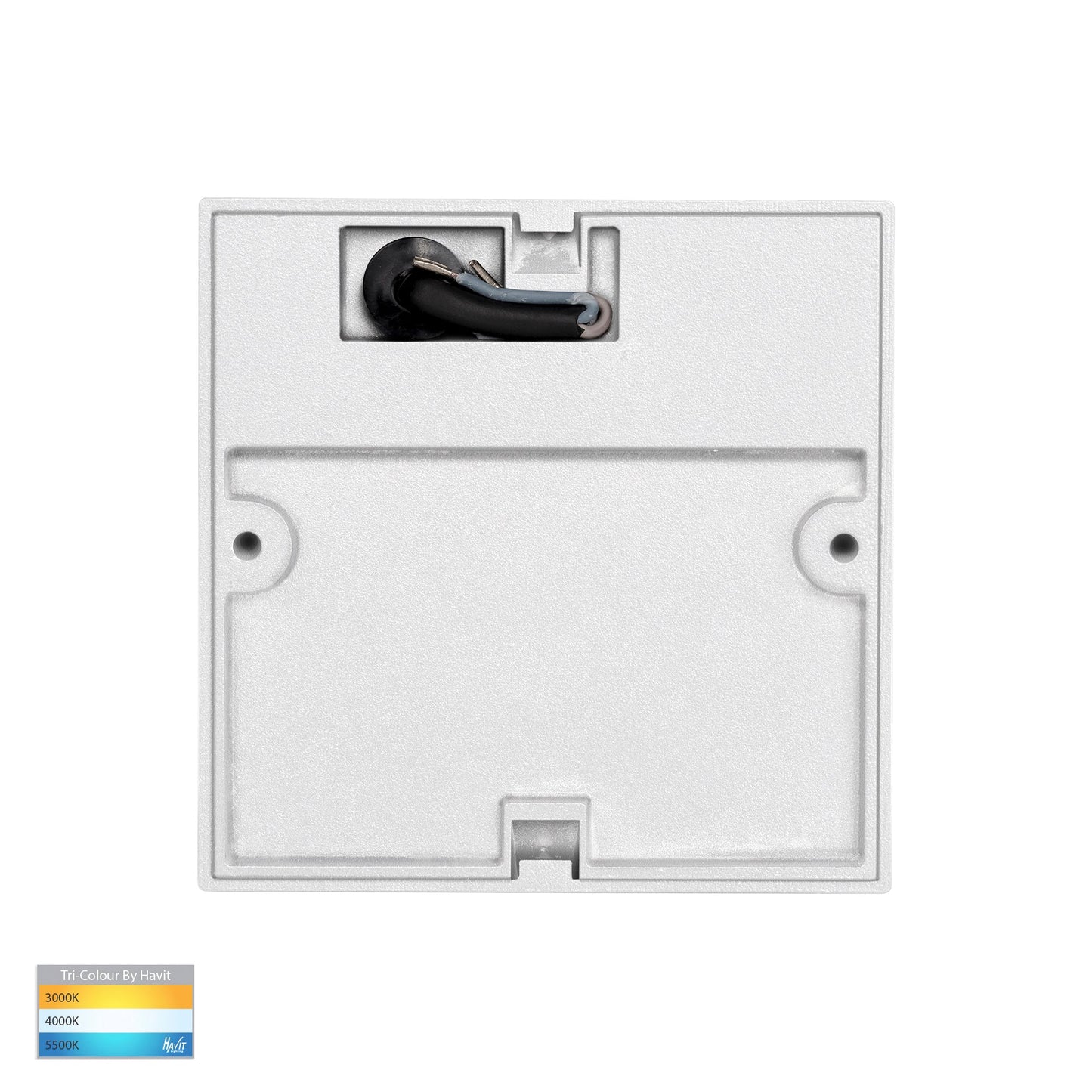 Square Surface Mounted Step Light White HV3268t-Wht-12v-Sq