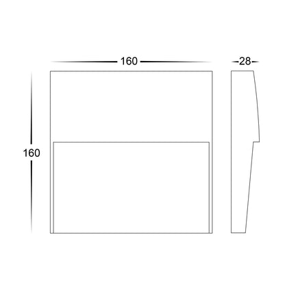 Square Surface Mounted Step Light
