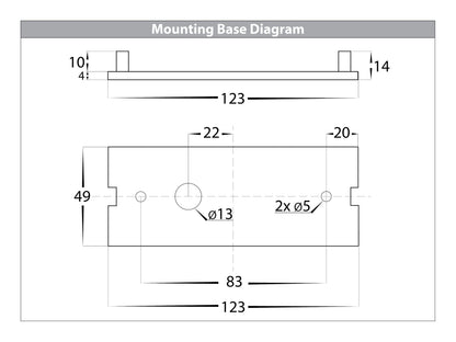 Rectangular Surface Mounted Step Light