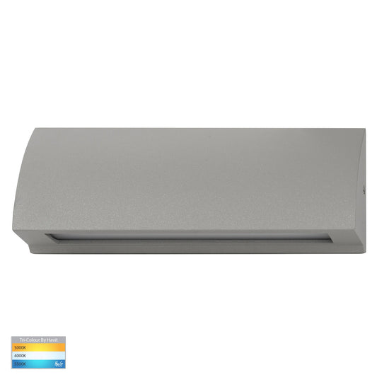 Rectangular Surface Mounted Step Light Silver HV3272t-Slv-12v