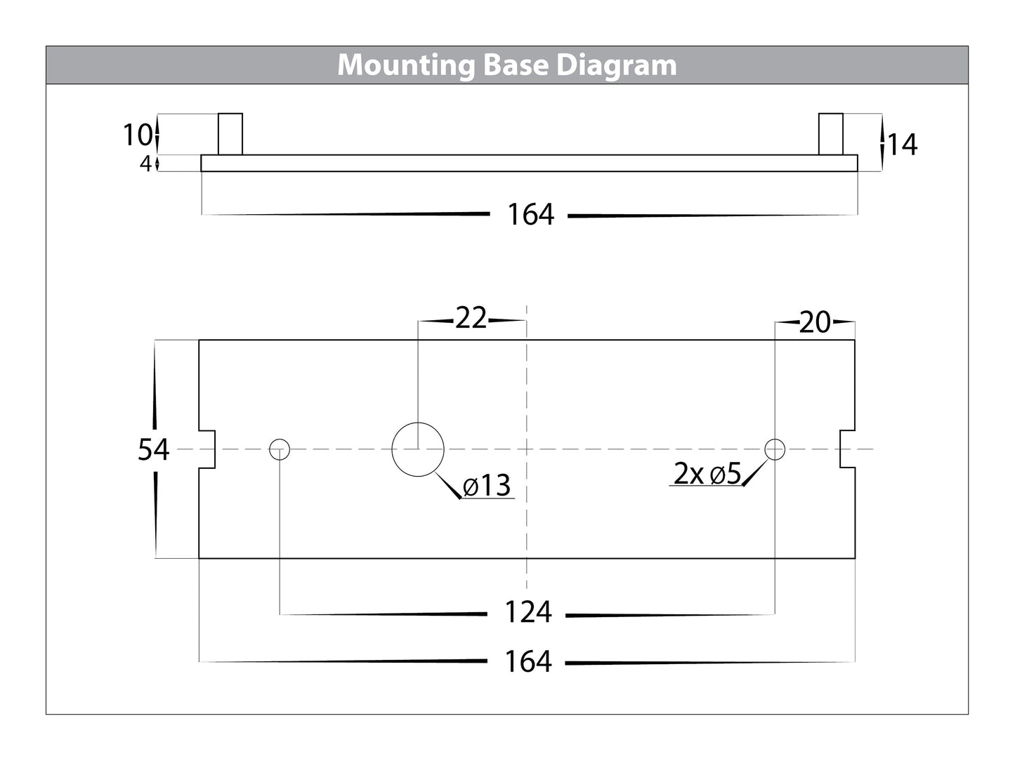 Rectangular Surface Mounted Step Light