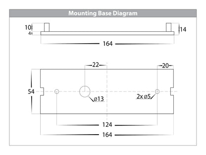 Rectangular Surface Mounted Step Light