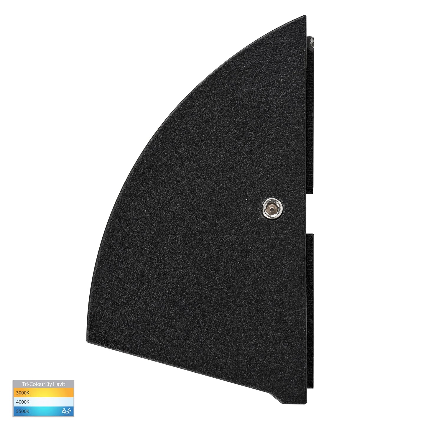 Rectangular Surface Mounted Step Light Black