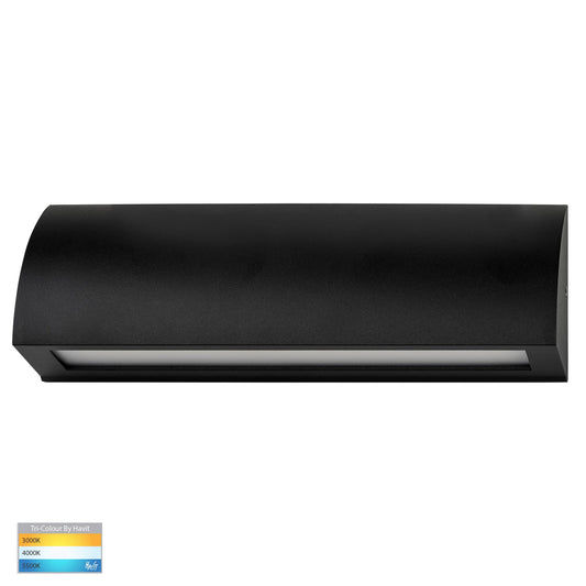 Rectangular Surface Mounted Step Light Black