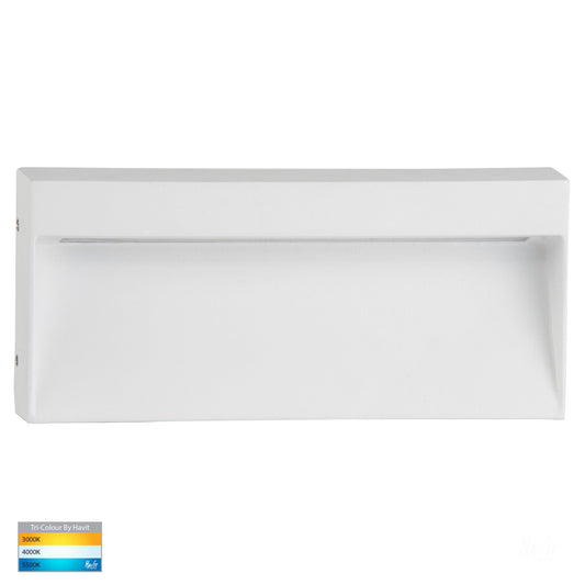 Rectangular Surface Mounted Step Light White