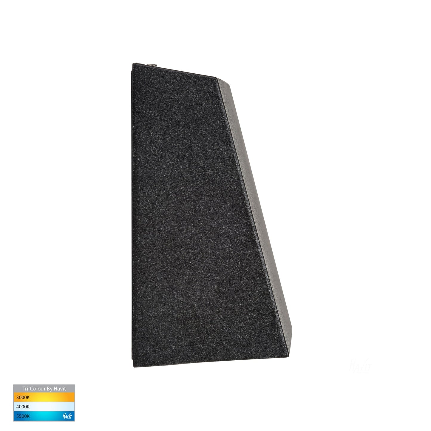Rectangular Surface Mounted Step Light Black 