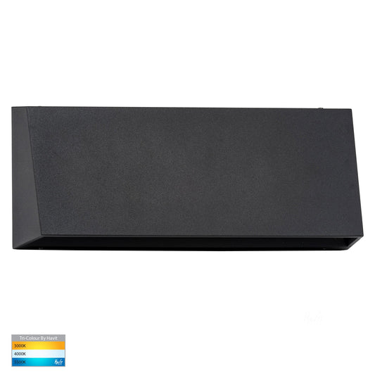 Rectangular Surface Mounted Step Light - Black