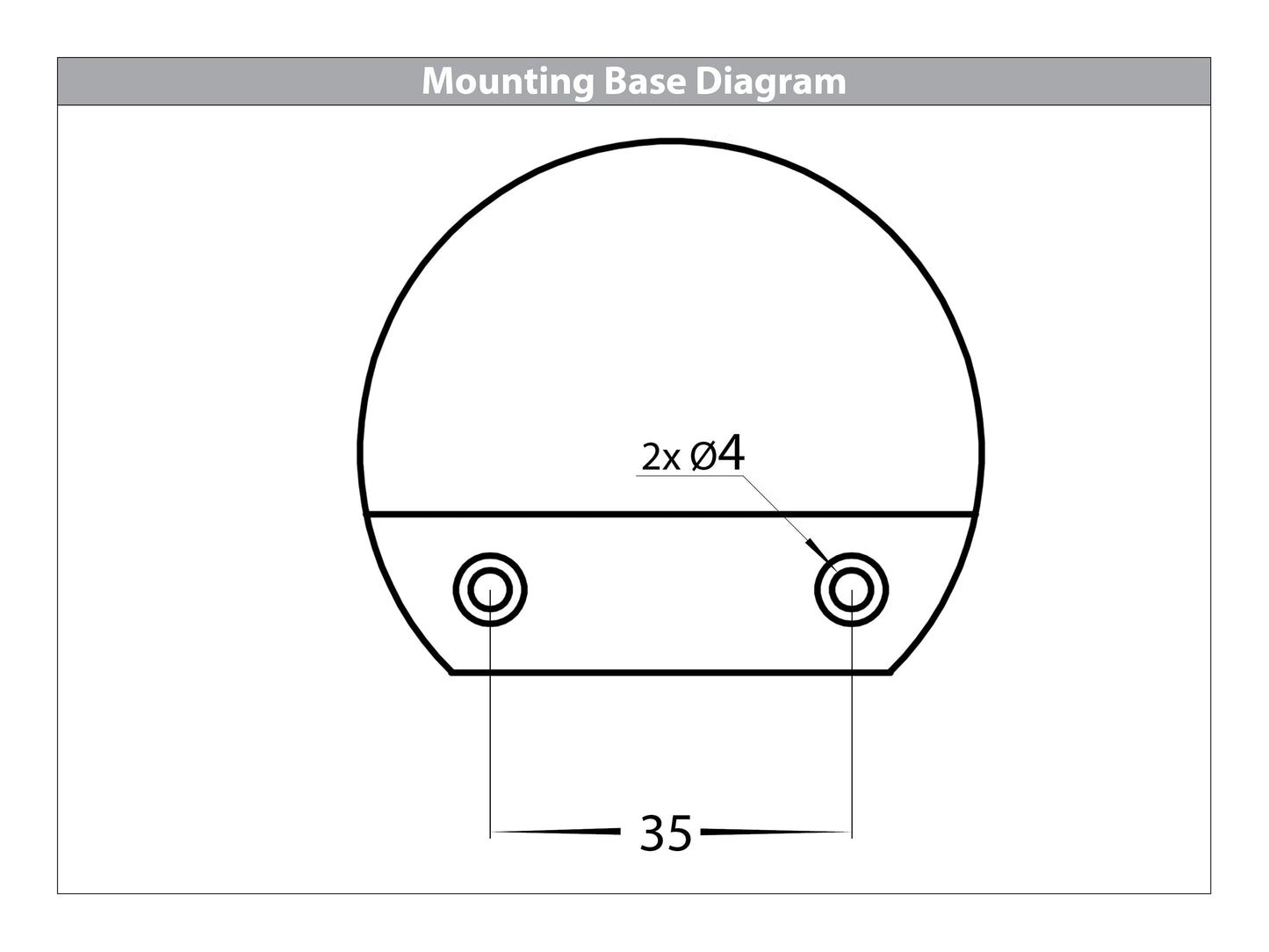 Surface Mounted Eyelid Step Light 316 Stainless Steel