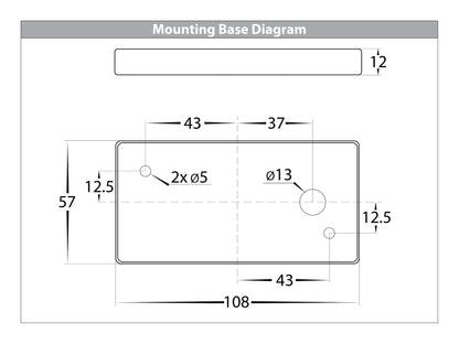 Surface Mounted Step Light Solid Bronze