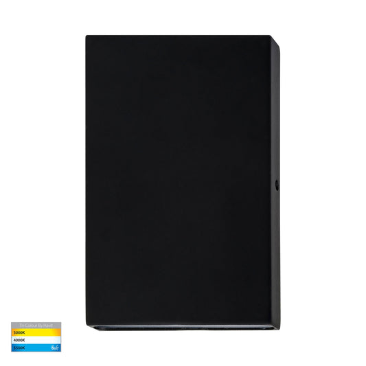 Surface Mounted Up & Down Wall Light 316 Stainless Steel Black