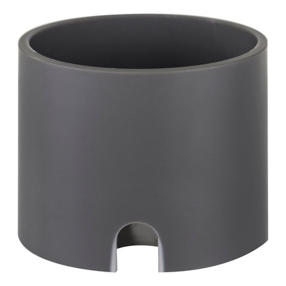 Mini Recessed Round Step Light White Aluminium