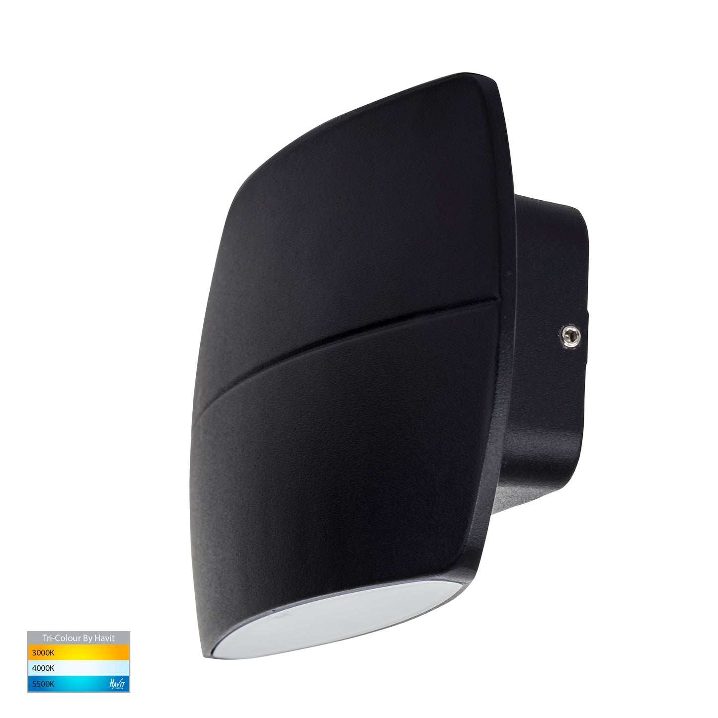 Surface Mounted Up & Down Wall Light Black