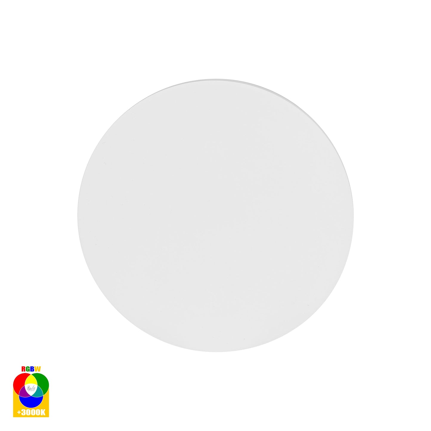 White 150mm Surface Mounted Round Disc Wall Light