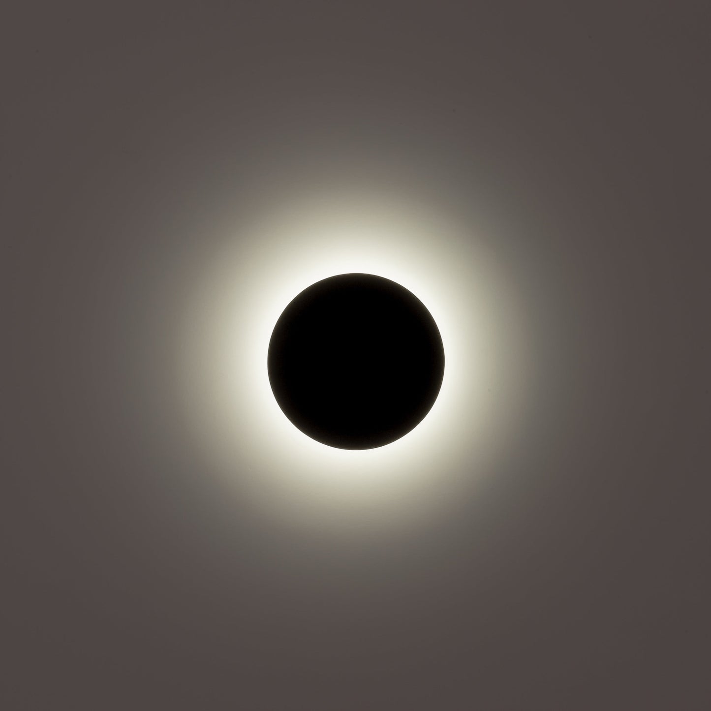 Black 150mm Surface Mounted Round Disc Wall Light