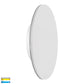 White 250mm Surface Mounted Round Disc Wall Light 