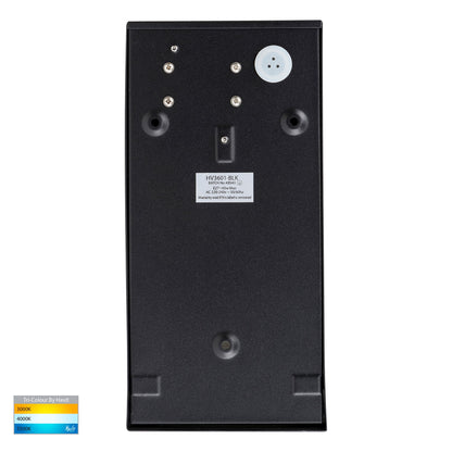 Square Wall Wedge Poly Powder Coated Black HV3601t-Blk