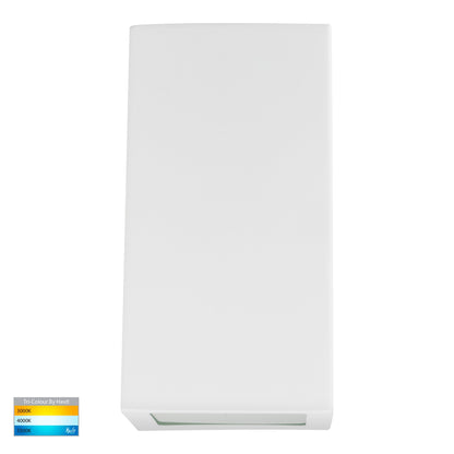 Square Wall Wedge Poly Powder Coated White HV3601t-Wht