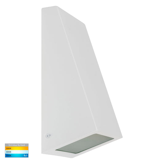 Square Wall Wedge Poly Powder Coated White HV3601t-Wht