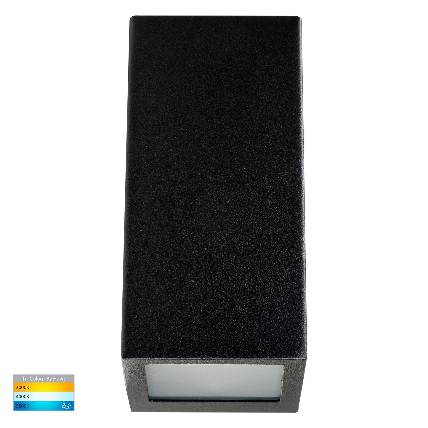 Square Wall Wedge Poly Powder Coated Black