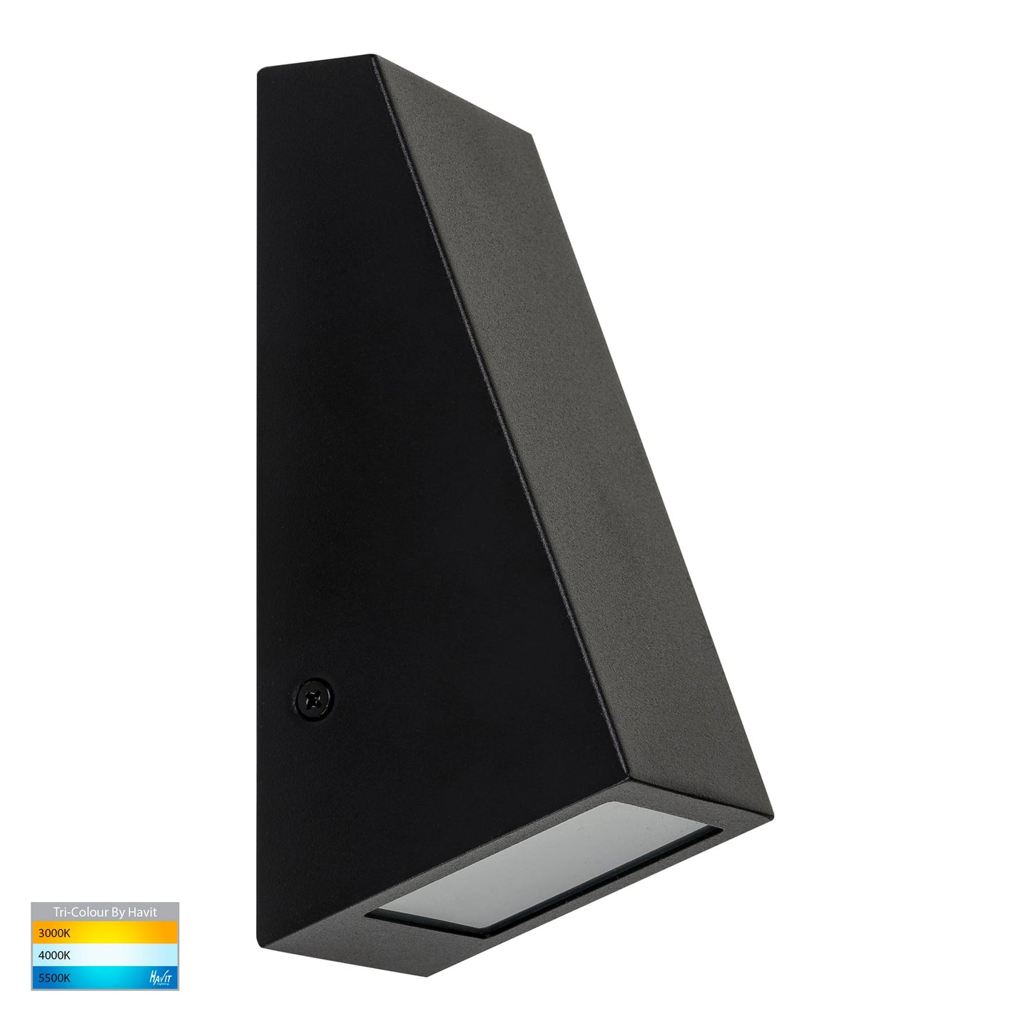 Square Wall Wedge Poly Powder Coated Black