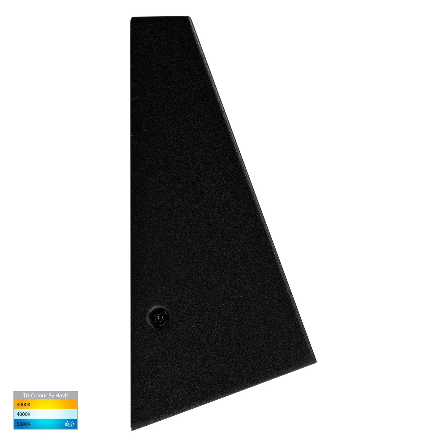 Square Wall Wedge Poly Powder Coated Black