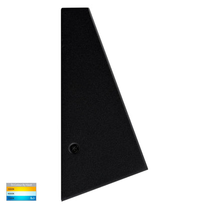 Square Wall Wedge Poly Powder Coated Black