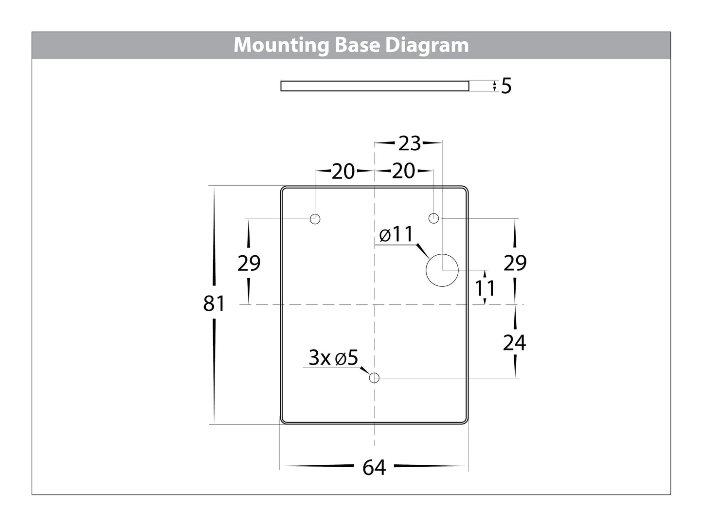 Taper Copper Wedge Step Light