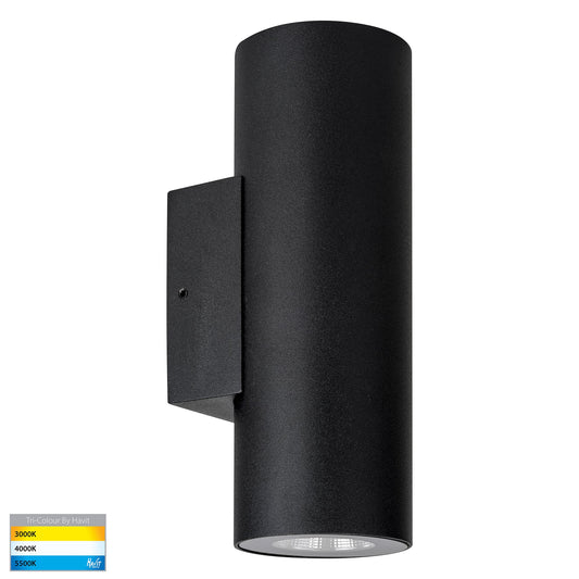 316 Stainless Steel Black Up & Down Wall Light 