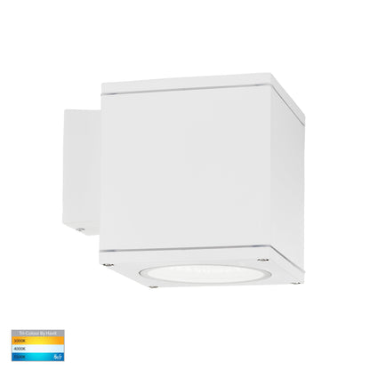 Fixed Down Square Wall Pillar Light White