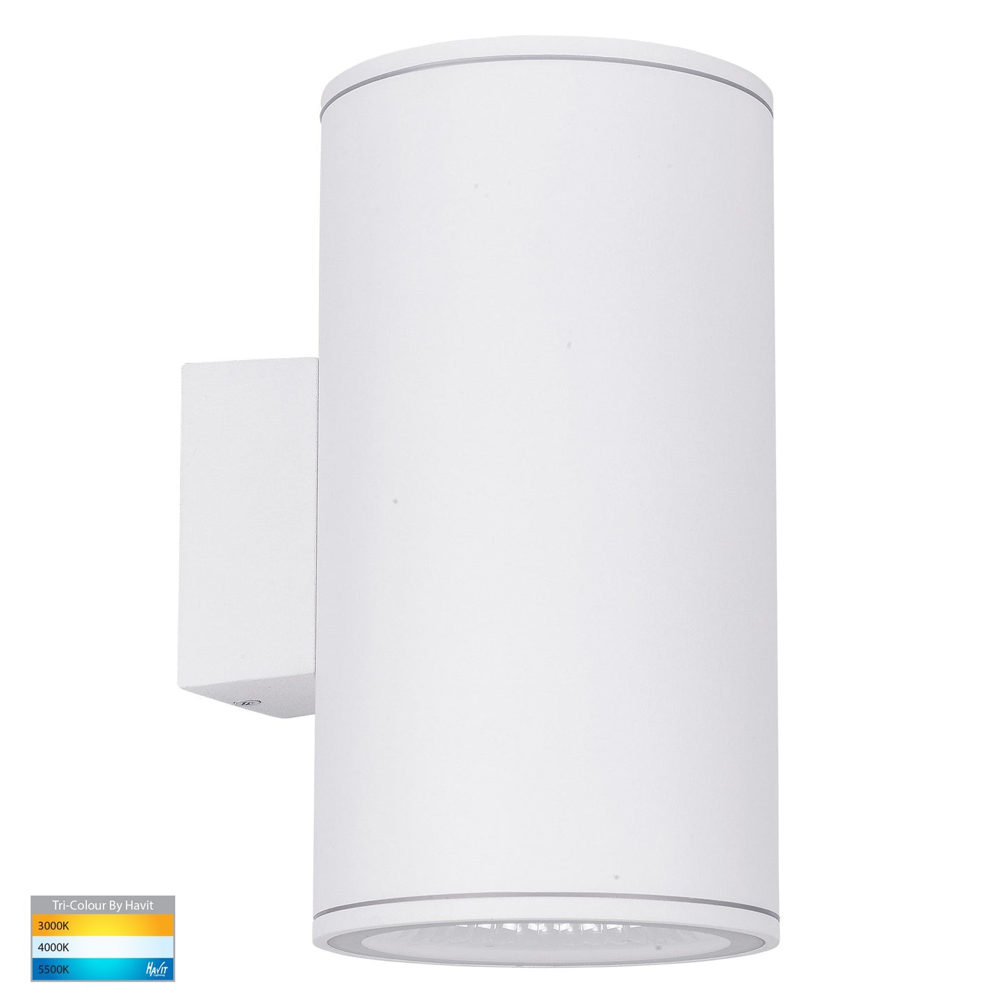 Up & Down Wall Pillar Light White HV3629t-Wht