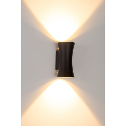 Up & Down Wall Light Black HV3635t-Blk
