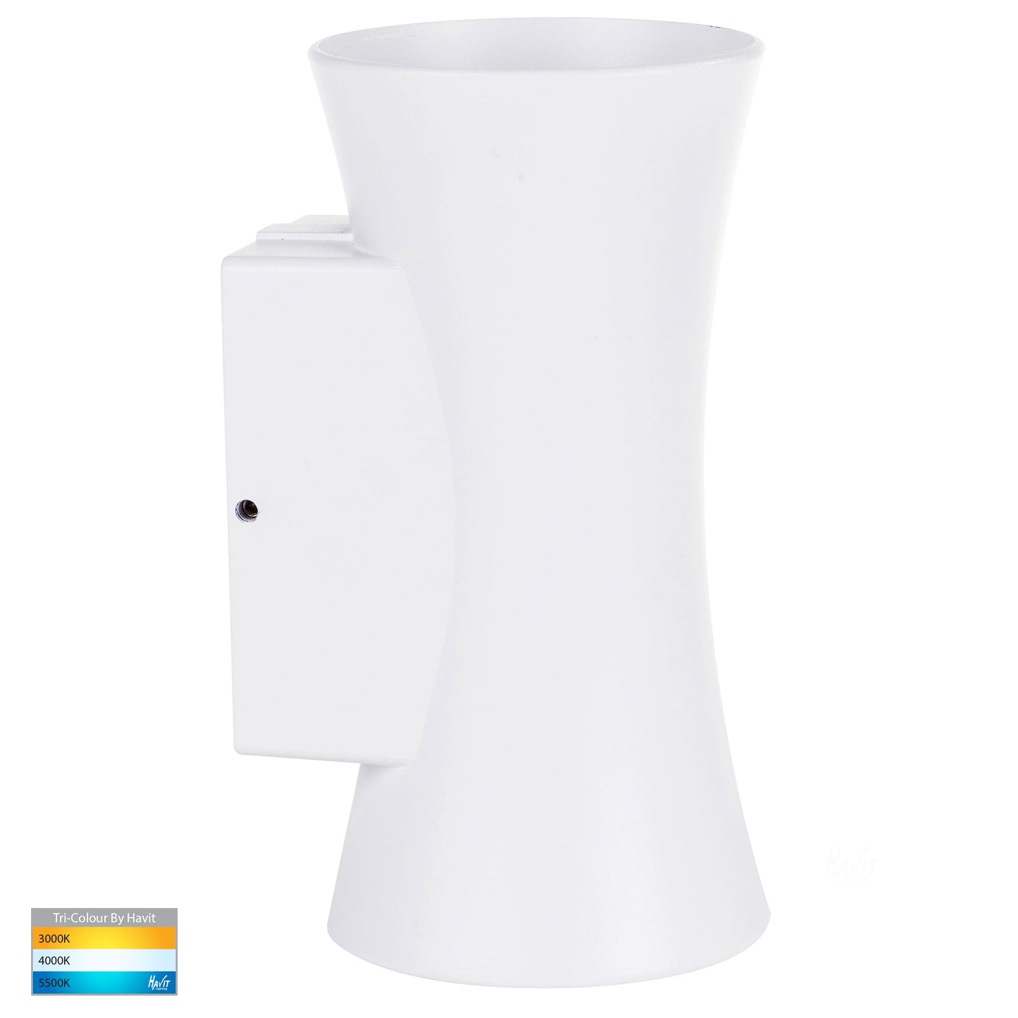 Up & Down Wall Light White HV3635t-Wht