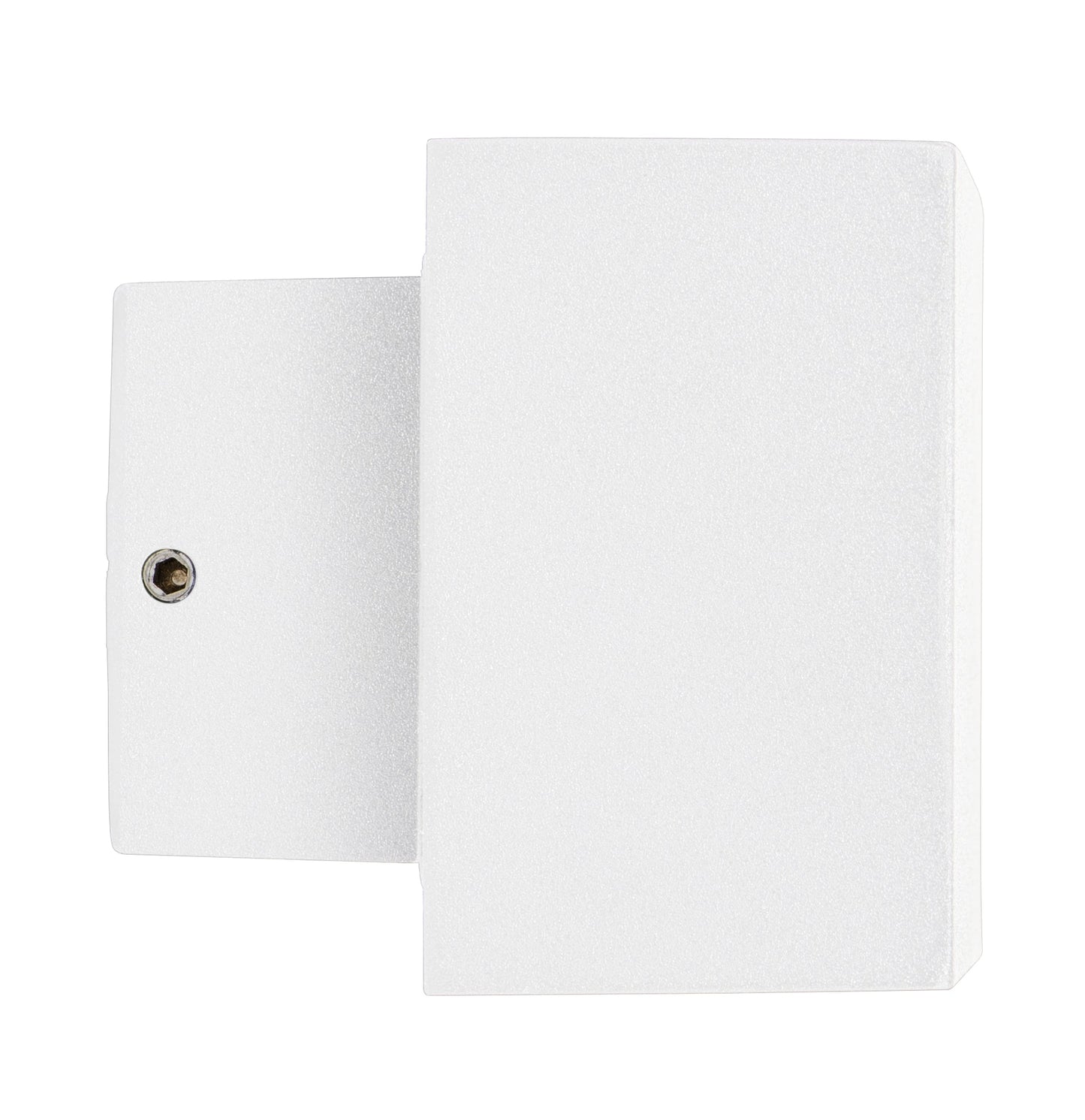 Mini Up & Down Square Wall Light White