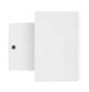 Mini Up & Down Square Wall Light White