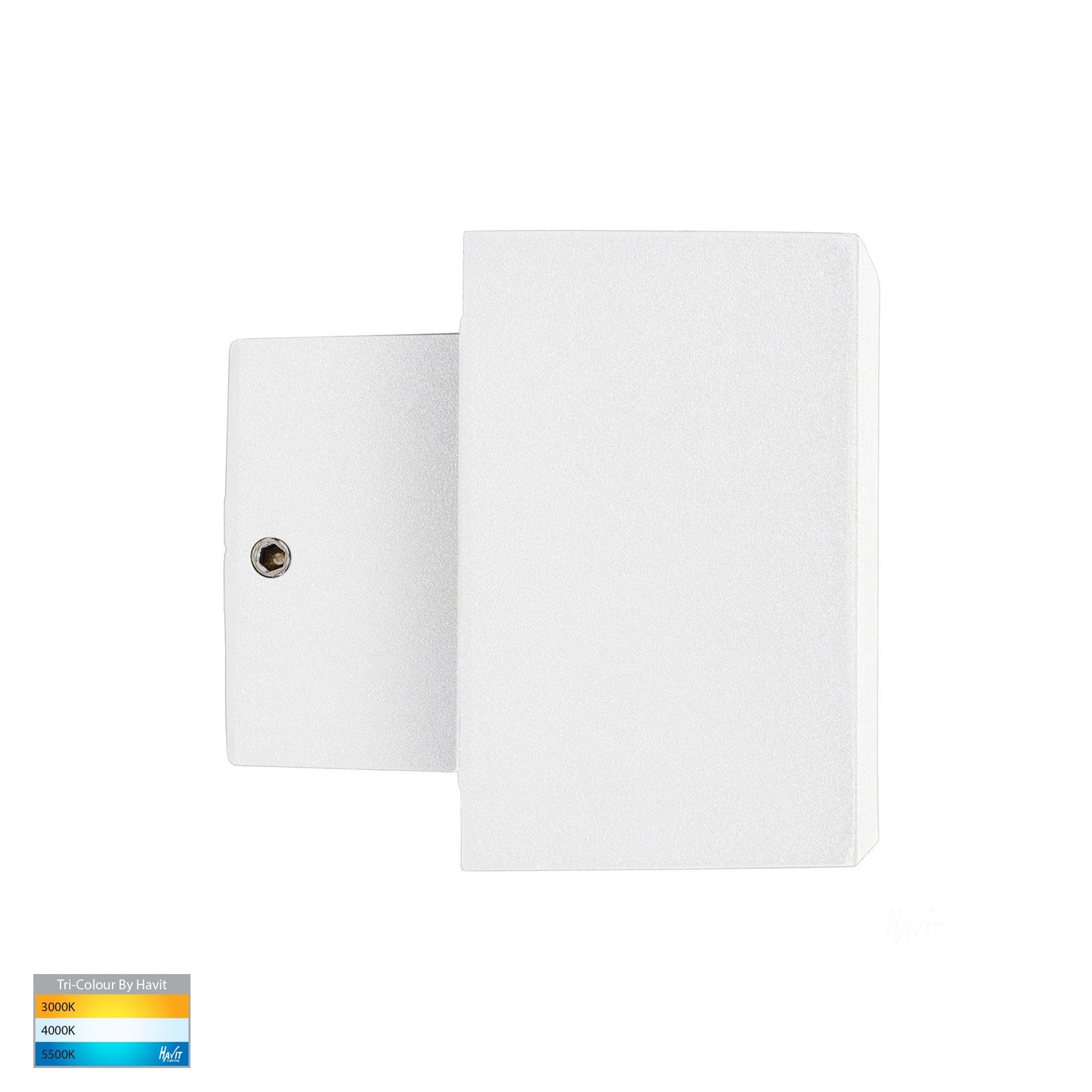 Up & Down Square Wall Light - White