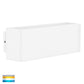 Up & Down Square Wall Light - White