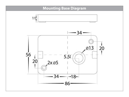 Surface Mounted Wall Light White