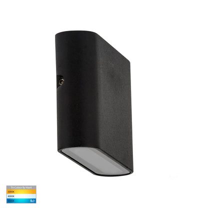 Surface Mounted Wall Light - Black Fixed Down