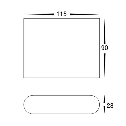 Surface Mounted Up and Down Wall Light White