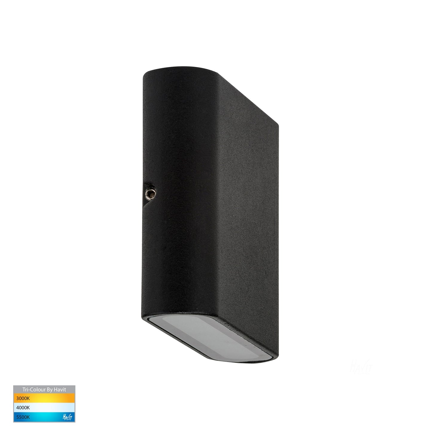 Surface Mounted Up & Down Wall Light Black