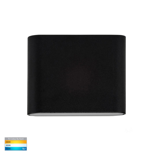 Surface Mounted Up & Down Wall Light Black 